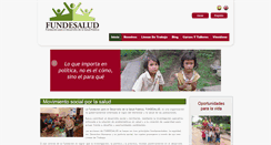 Desktop Screenshot of fundacionfundesalud.org