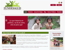 Tablet Screenshot of fundacionfundesalud.org